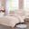 Tessa Tassel 3 Piece Twin Comforter Set with Heart Shaped Throw Pillow In Blush