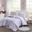 Tessa Tassel 3 Piece Twin Comforter Set with Heart Shaped Throw Pillow In Lavender