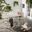 Thessaly Antique White 5-Piece Outdoor Set