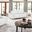 Three Piece Indoor Italian Leather Six Person Seating Set In White