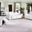 Three Piece Indoor Italian Leather Six Person Seating Set In White