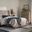 Tide and Timber Fretwork Bedroom Set In Grey
