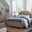 Tide and Timber Pencil Poster Bedroom Set In Grey