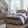 Tide and Timber Pencil Poster Bedroom Set With Footboard Storage In Grey