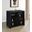 Topanga Engineered Wood Freestanding Home Bar In Black