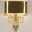 Torch Sconce In Antique Brass