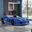 Trackster Twin Car Bed In Blue