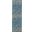 Tranquil Turquoise 2'3" x 7'3" Runner Contemporary Area Rug