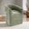 Tresa Dining Arm Chair with Casters In Green