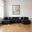 Tufted Velvet Modular U Shaped Sofa and Chaise Sectional with Toss Pillows In Black