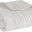 Tuscany Microfiber Oversized Quilted Throw With Scalloped Edges In White