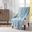 Tuscany Oversized Quilted Throw with Scalloped Edges In Blue