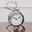 Twig Clock In Nickel