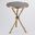 Twig Table In Brass With Black Granite