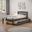 Twin Econo Bed With Trundle In Dark Grey Finish