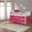 Twin Louver Low Loft White W-Pink Tent