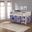 Twin Louver Low Loft White W-Zebra Tent