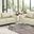 Two Piece Indoor Italian Leather Five Person Seating Set In Beige