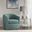 Tyler Swivel Chair In Teal Multi