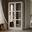 Urban 2-Door Wardrobe Armoire with Mirrored Doors In White