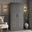 Urban 2-Door Wardrobe Armoire with Raised Panel Doors In Gray