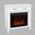 Urban Icon 32 Inch Electric Fireplace Console TV Stand In White
