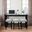 Urban Icon 66 Inch 4 Piece Counter Height Dining Table Set with USB Charging In Black