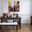 Urban Icon 66 Inch 4 Piece Dining Set with Upholstered Chairs and Bench In Merlot