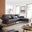 Valour Brown 98 Inch Leather Sectional Sofa