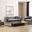 Vanessa 3 PC Living Room Set Made with Wood In Gray