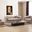 Vanessa 3 PC Living Room Set Made with Wood In Taupe