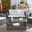 Vellor 4 Piece Living Set In Grey