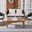 Velso 4 Piece Living Set In Black and Beige