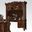 Vendome Cherry Computer Desk with Hutch