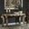 Vendome Sofa Table In Silver Patina