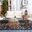 Venta 5 Piece Living Set In Natural and Beige