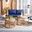 Venta 5 Piece Living Set In Navy