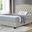 Vera Full Upholstered Platform Bed In Beige
