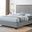 Vera Full Upholstered Platform Bed In Gray