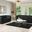 Verdal Living Room Set In Black
