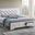 Verona King Storage Bed In Pearl White