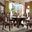 Versailles Round Dining Room Set (Cherry Oak)