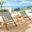 Vienna 3-Piece Outdoor Patio Teak and Rope Folding Lounge Chairs and Side Table In Natural