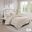 Viola Cotton Tufted 3 Piece Queen Comforter Set In Taupe
