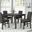 Vitaliya 48 Inch Rectangular Wood Dining Room Set In Natural Oak