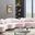 Vivacious 3-Piece Velvet Sectional In Pink