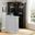 Voltaire Curio Cabinet In Gray