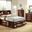 Global Furniture Linda Storage Bedroom Set in Merlot