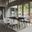Westmont and Azalea Gray and Black Wood 5-Piece Dining Set