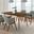 Westmont and Renzo Charcoal and Walnut 5-Piece Dining Set